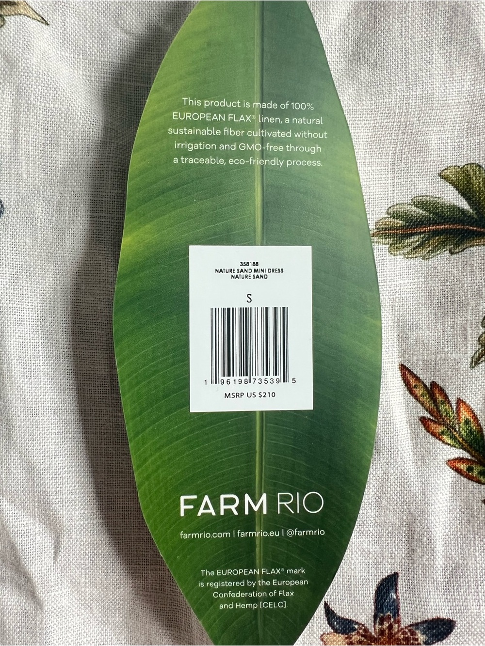 Farm RIO Green Floral Minidress S - Picture 9 of 12